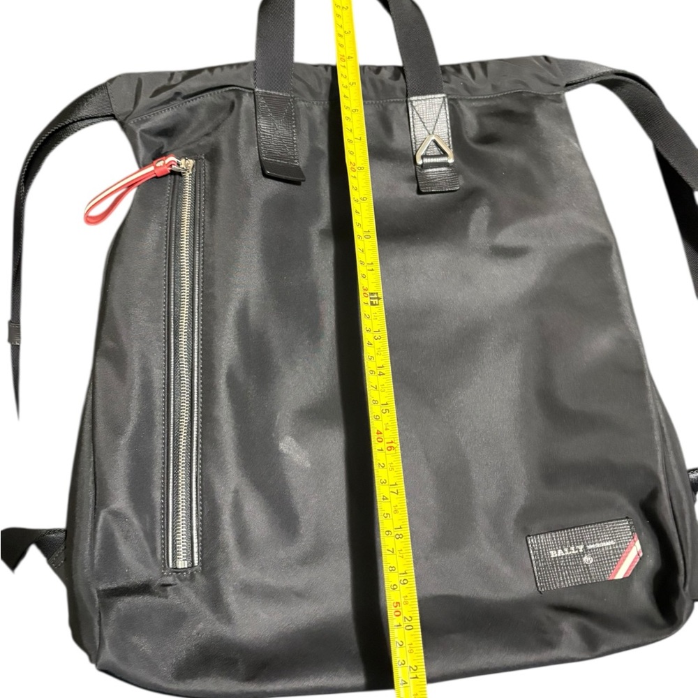 Authentic Bally Drawstring Backpack-Daypack Black… - image 6